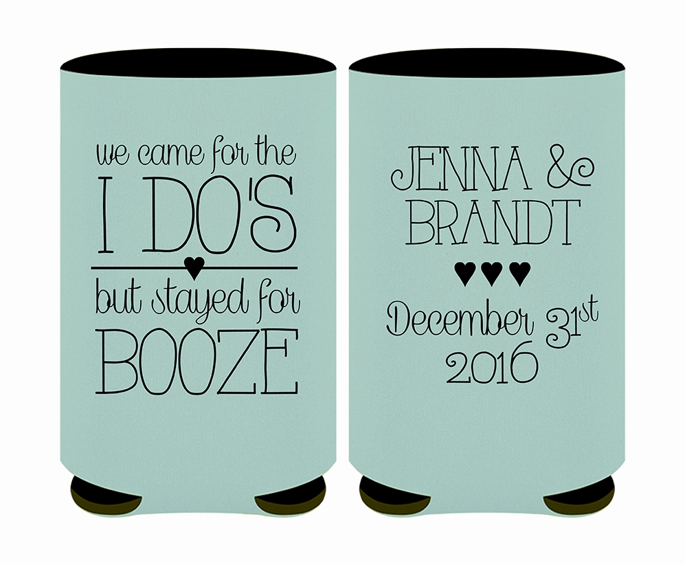 Awesome Photo of Wedding Koozie Ideas regiosfera com