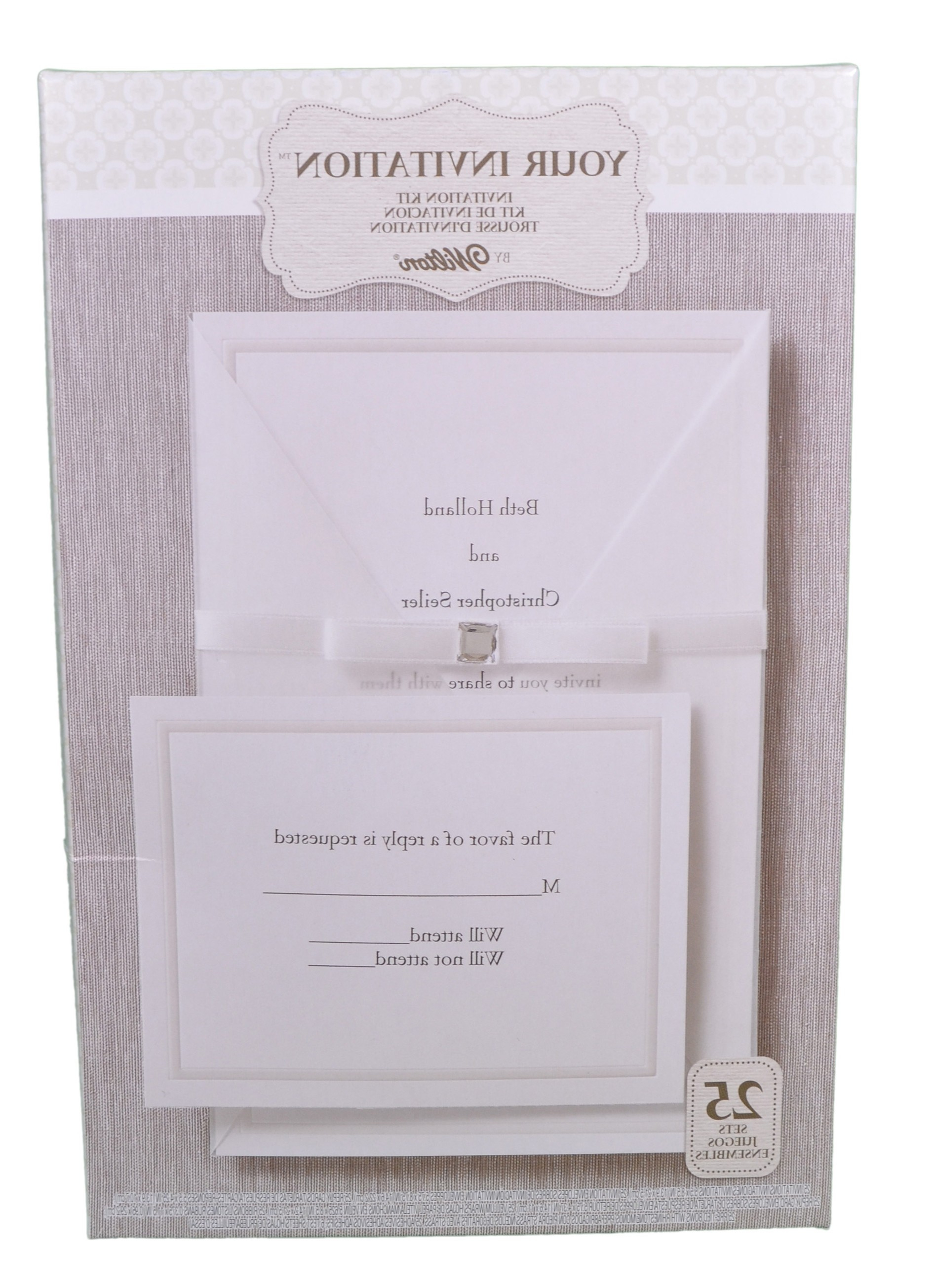 37+ Brilliant Picture of Wilton Wedding Invitation Kits
